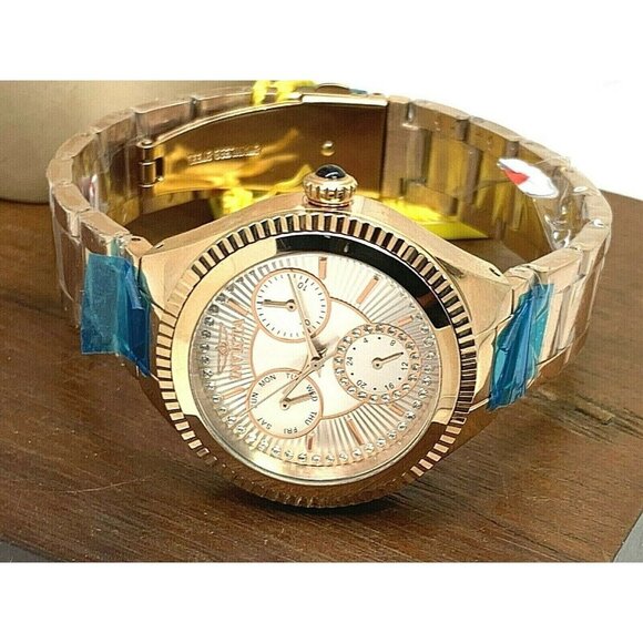Invicta Women\'s Watch 28346 Angel Rose Gold Tone Stainless Steel 36mm Quartz main image 12
